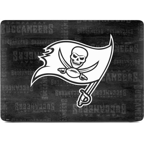 NFL Tampa Bay Buccaneers Black & White Apple MacBook Air Skin