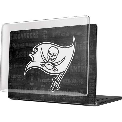 NFL Tampa Bay Buccaneers Black & White MacBook Pro 14in (2021-24) Case plus Skin