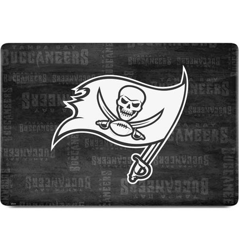 NFL Tampa Bay Buccaneers Black & White MacBook Skins