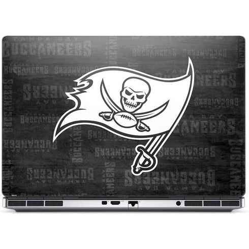 NFL Tampa Bay Buccaneers Black & White Dell Precision Skin