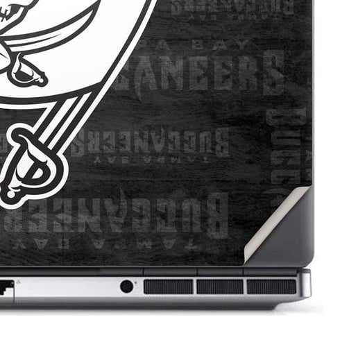 NFL Tampa Bay Buccaneers Black & White Dell Precision Skin