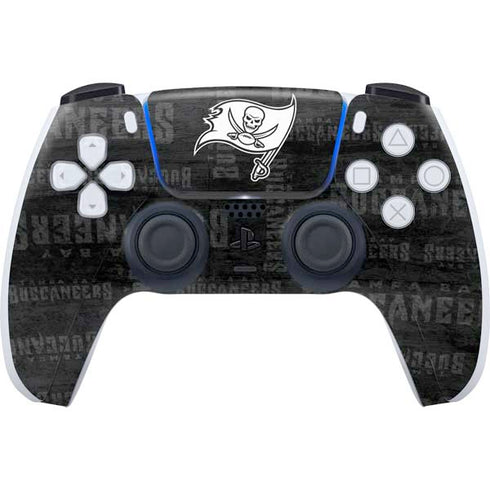 NFL Tampa Bay Buccaneers Black & White PlayStation PS5 Skins