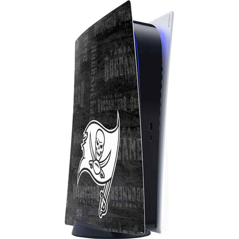 NFL Tampa Bay Buccaneers Black & White PlayStation PS5 Skins