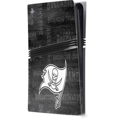 NFL Tampa Bay Buccaneers Black & White PlayStation PS5 Skins