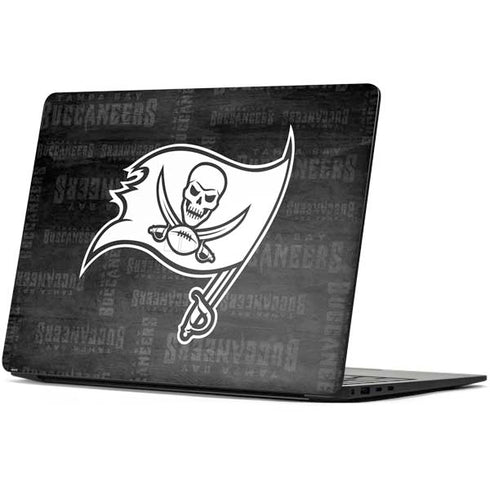 NFL Tampa Bay Buccaneers Black & White Surface Laptop 7 15in Skin