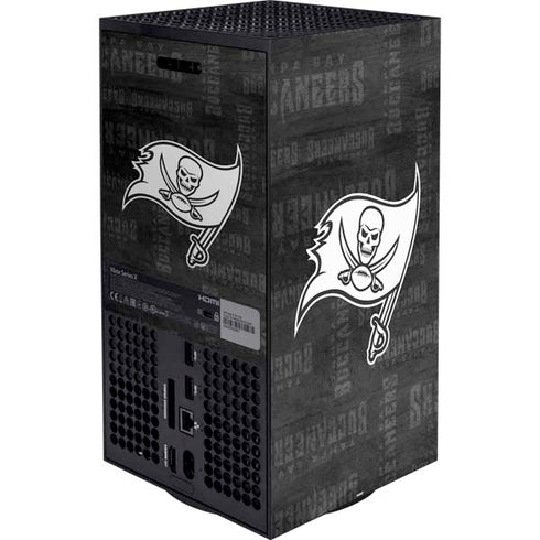 NFL Tampa Bay Buccaneers Black & White Xbox Series X Bundle Skin
