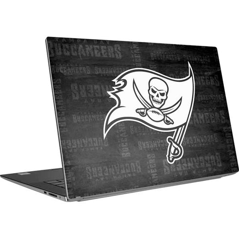 NFL Tampa Bay Buccaneers Black & White Dell XPS Skin