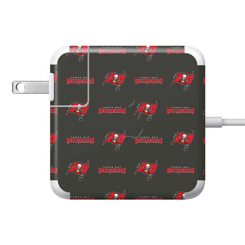 NFL Tampa Bay Buccaneers Blitz Series 85W Power Adapter (15 and 17 inch MacBook Pro Charger) Skin