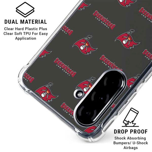NFL Tampa Bay Buccaneers Blitz Series Galaxy A36 5G Clear Case