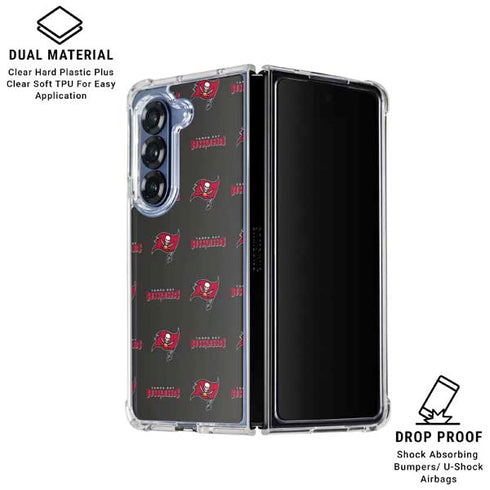NFL Tampa Bay Buccaneers Blitz Series Galaxy Z Fold6 Clear Case