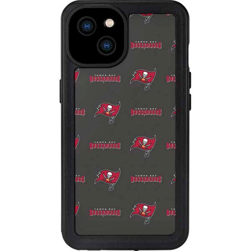 NFL Tampa Bay Buccaneers Blitz Series iPhone 15 Plus Waterproof Case