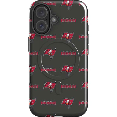 NFL Tampa Bay Buccaneers Blitz Series iPhone 16 Magsafe Impact Case