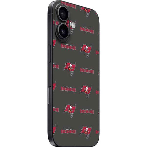 NFL Tampa Bay Buccaneers Blitz Series iPhone 16 Plus Skin