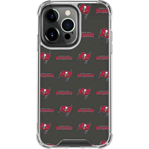 NFL Tampa Bay Buccaneers Blitz Series iPhone 16 Pro Clear Case