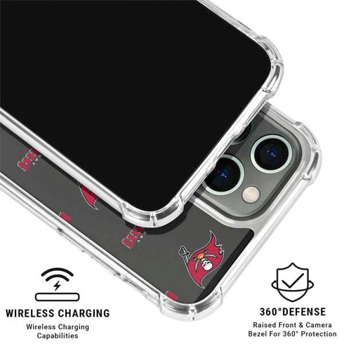 NFL Tampa Bay Buccaneers Blitz Series iPhone 16 Pro Max Clear Case