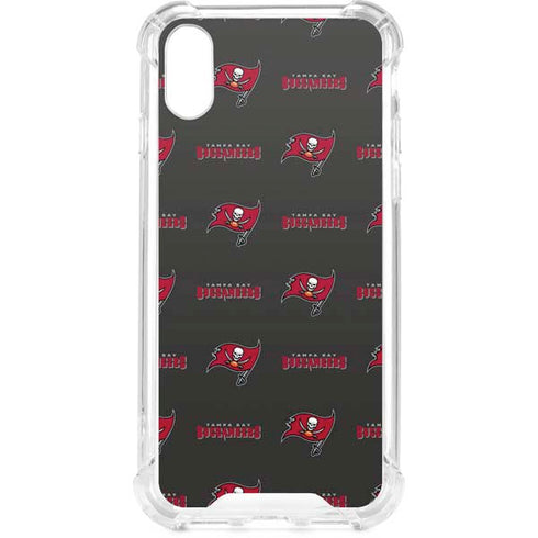 NFL Tampa Bay Buccaneers Blitz Series iPhone XS Clear Case
