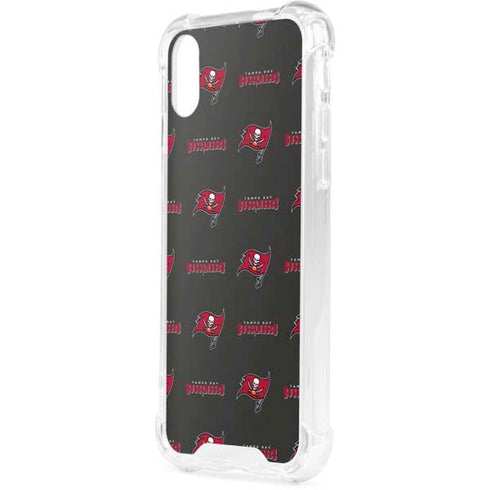 NFL Tampa Bay Buccaneers Blitz Series iPhone XS Clear Case