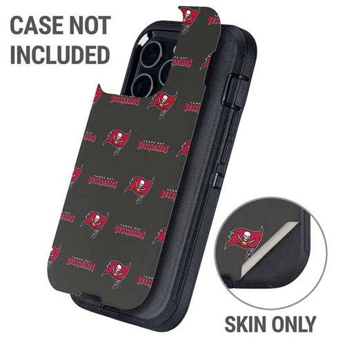NFL Tampa Bay Buccaneers Blitz Series Otterbox Defender iPhone Skin