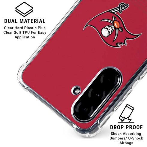 NFL Tampa Bay Buccaneers Breakaway Galaxy A36 5G Clear Case
