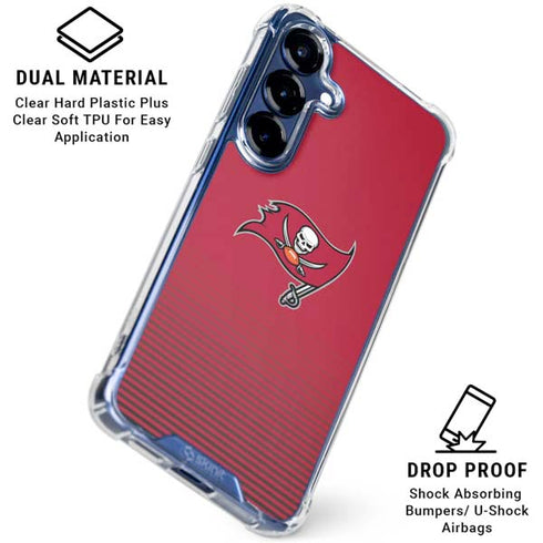 NFL Tampa Bay Buccaneers Breakaway Galaxy S25 Plus Clear Case