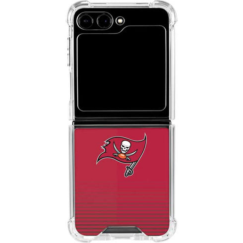NFL Tampa Bay Buccaneers Breakaway Galaxy Z Flip6 Clear Case