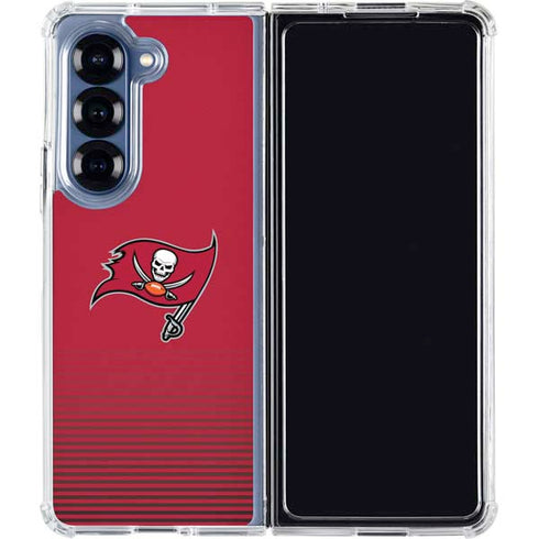 NFL Tampa Bay Buccaneers Breakaway Galaxy Z Fold6 Clear Case