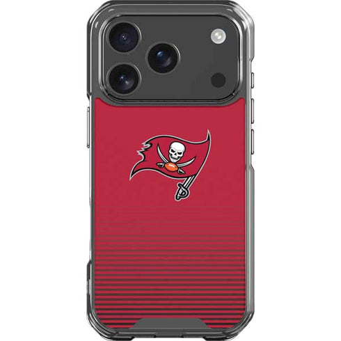 NFL Tampa Bay Buccaneers Breakaway iPhone 18 Pro Clear Case