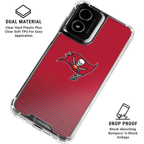 NFL Tampa Bay Buccaneers Breakaway Moto G Power 5G (2024) Clear Case