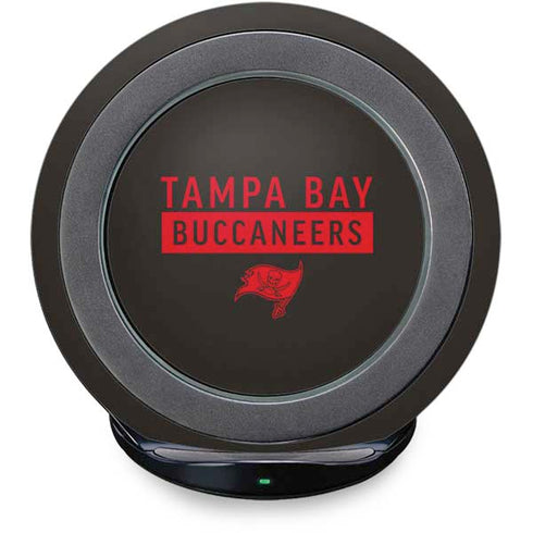 NFL Tampa Bay Buccaneers Brown Performance Series Fast Charge Wireless Charging Stand Skin