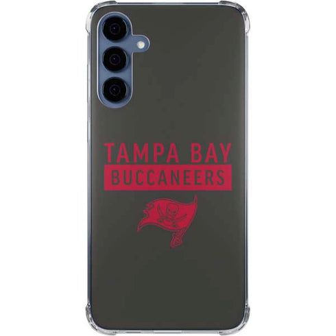 NFL Tampa Bay Buccaneers Brown Performance Series Galaxy A55 5G Clear Case