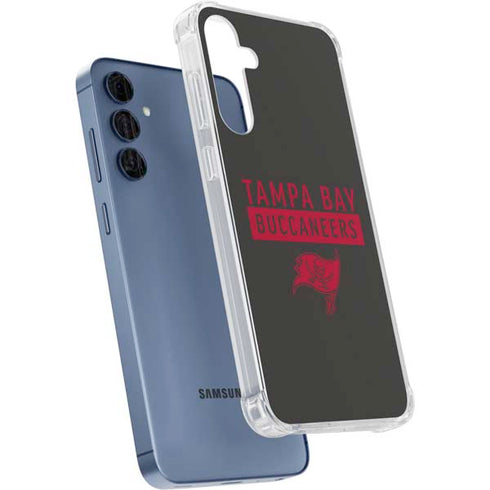 NFL Tampa Bay Buccaneers Brown Performance Series Galaxy A55 5G Clear Case