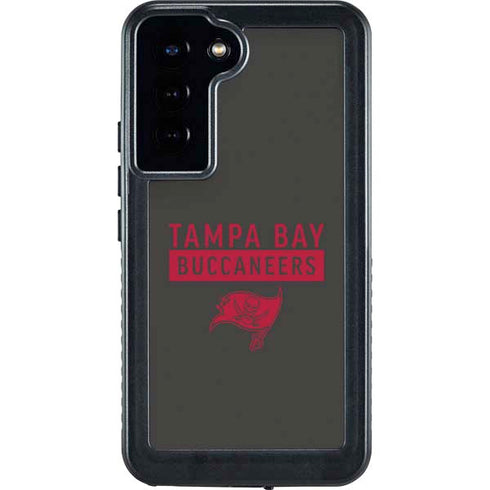 NFL Tampa Bay Buccaneers Brown Performance Series Galaxy S24 Plus Waterproof Case