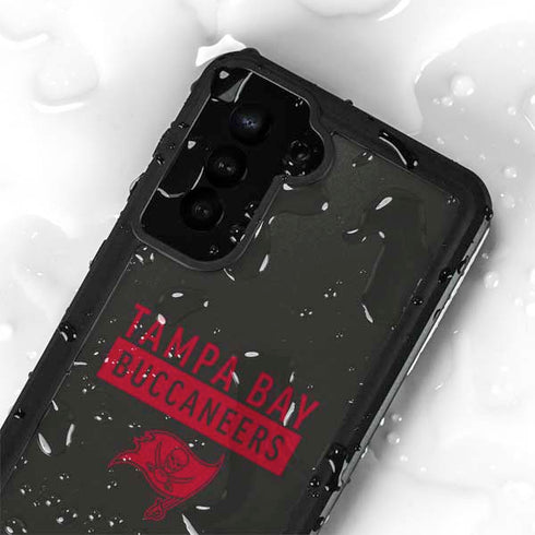 NFL Tampa Bay Buccaneers Brown Performance Series Galaxy S24 Plus Waterproof Case