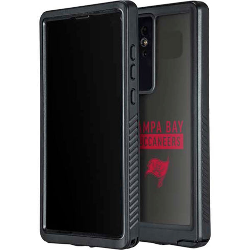 NFL Tampa Bay Buccaneers Brown Performance Series Galaxy S24 Ultra Waterproof Case