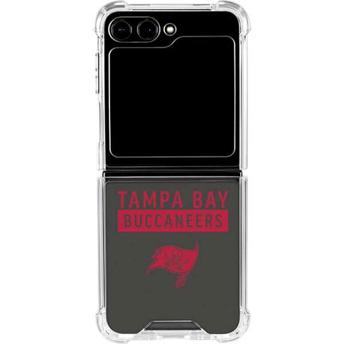 NFL Tampa Bay Buccaneers Brown Performance Series Galaxy Z Flip6 Clear Case