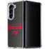 NFL Tampa Bay Buccaneers Brown Performance Series Galaxy Z Fold5 5G Clear Case