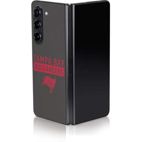 NFL Tampa Bay Buccaneers Brown Performance Series Galaxy Z Fold5 5G Skin