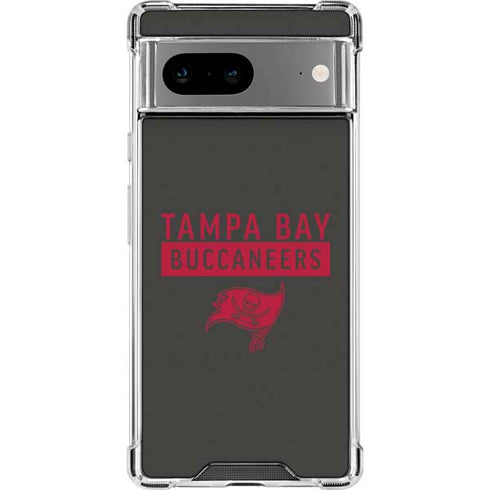 NFL Tampa Bay Buccaneers Brown Performance Series Google Pixel 8a Clear Case