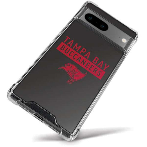 NFL Tampa Bay Buccaneers Brown Performance Series Google Pixel 8a Clear Case