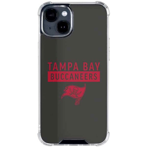 NFL Tampa Bay Buccaneers Brown Performance Series iPhone 15 Clear Case