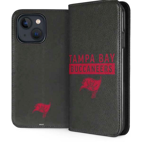 NFL Tampa Bay Buccaneers Brown Performance Series iPhone 15 Folio Case