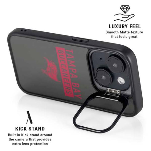 NFL Tampa Bay Buccaneers Brown Performance Series iPhone 15 Plus Kickstand Case