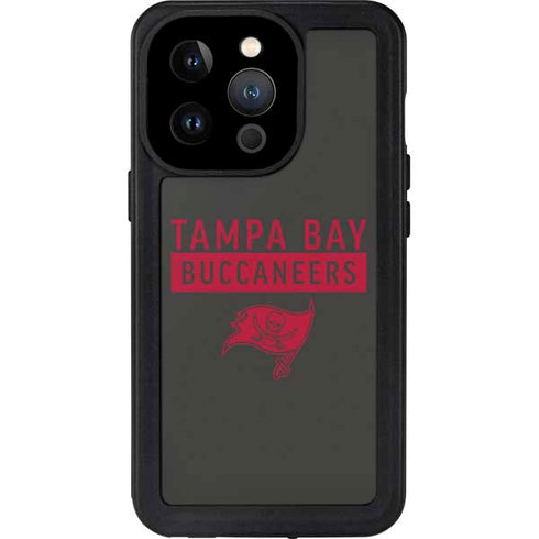 NFL Tampa Bay Buccaneers Brown Performance Series iPhone 15 Pro Waterproof Case