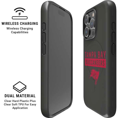 NFL Tampa Bay Buccaneers Brown Performance Series iPhone 16 Pro Magsafe Impact Case