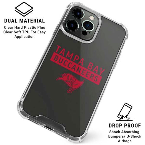 NFL Tampa Bay Buccaneers Brown Performance Series iPhone 16 Pro Max Clear Case