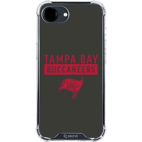 NFL Tampa Bay Buccaneers Brown Performance Series iPhone 16e Clear Case