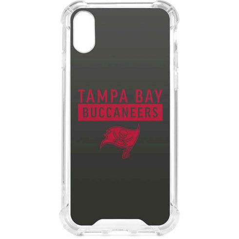 NFL Tampa Bay Buccaneers Brown Performance Series iPhone XS Clear Case