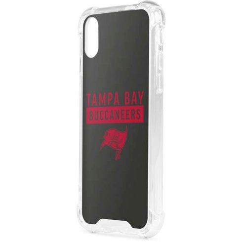 NFL Tampa Bay Buccaneers Brown Performance Series iPhone XS Clear Case