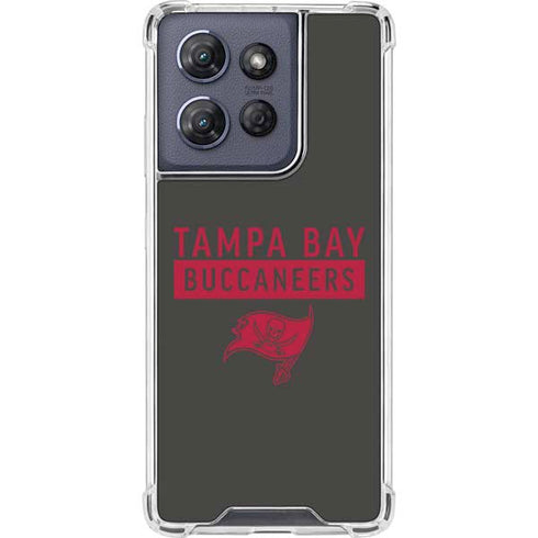 NFL Tampa Bay Buccaneers Brown Performance Series Moto G 5G (2025) Clear Case