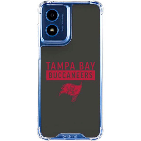 NFL Tampa Bay Buccaneers Brown Performance Series Moto G 5G (2024) Clear Case